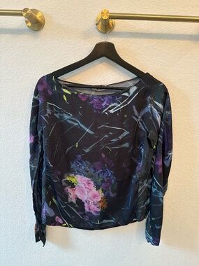 Acne Studios Silk Floral Shirt in XS
